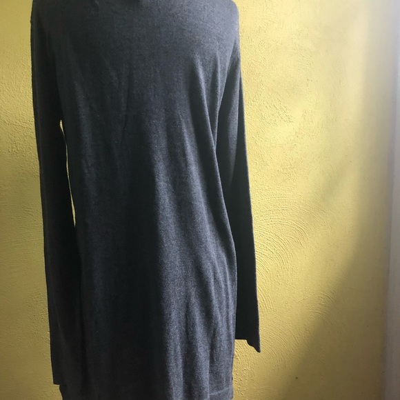 Dalia Long Sleeved Tunic w/pockets /Pleather trim! - Picture 7 of 11